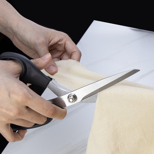 Tijeras de cocina para modista tijeras profesionales tijeras 225 mm mango suave - Imagen 3 de 15