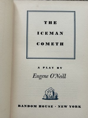 Vintage 1946 ~ The Iceman Cometh ~ by Eugene O Neill ~ Hardcover Book