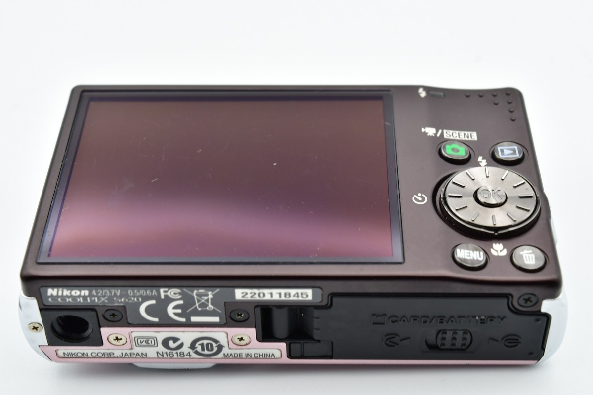 ⏯️[Excellent+5] Nikon COOLPIX S620 Pink 12.2MP Compact Digital