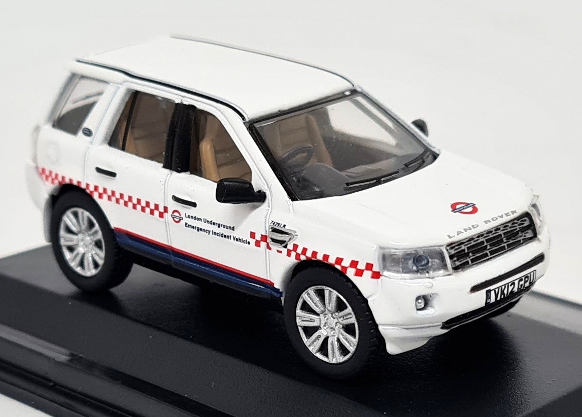 Oxford 1/76 - Land Rover Freelander London Underground Diecast Model Car