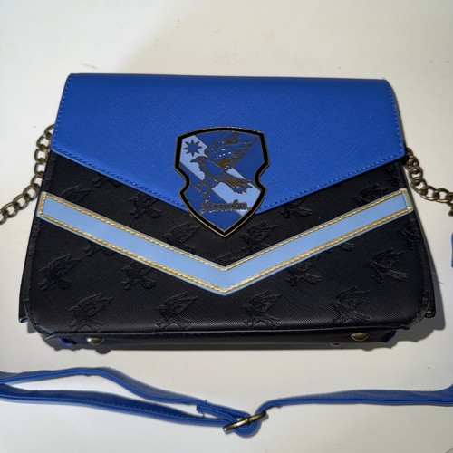 Loungefly Harry Potter Ravenclaw Chain Strap Crossbody Purse Bag FLAWLESS CON