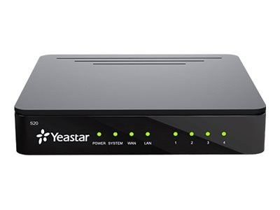 Yeastar S20 UDP TCP TLS SRTP SIP (RFC3261) IAX2 10,100 Mbps IEEE 802.3,IEEE