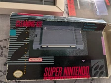 Super Nintendo Cleaning Kit SNES Official Cleaner Cartridge + Manual
