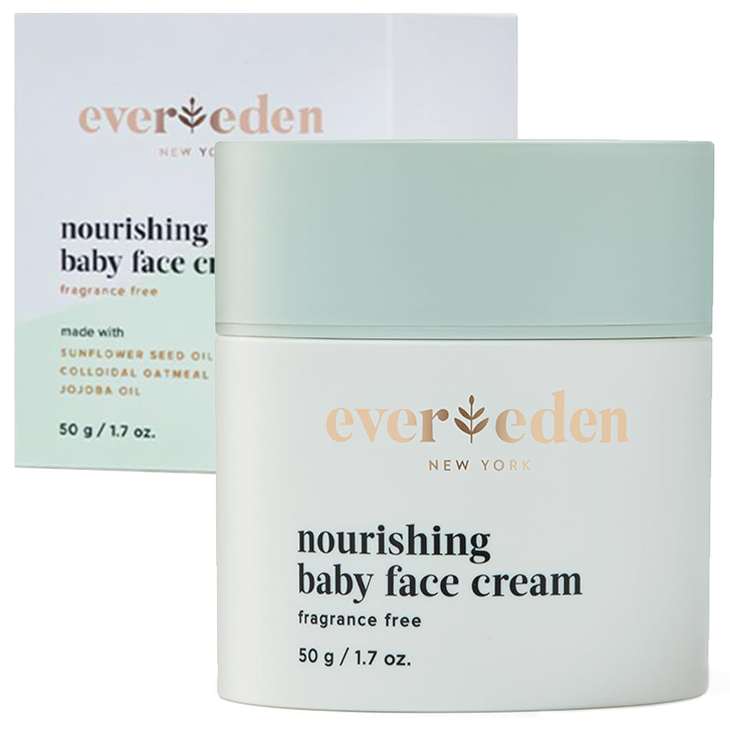 Nourishing Baby Face Cream 1.7 Oz. | Non-Toxic and Fragrance-Free Face Lotion |