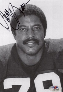 LARRY BROWN Autographed 5x7 Print PSA/DNA STEELERS