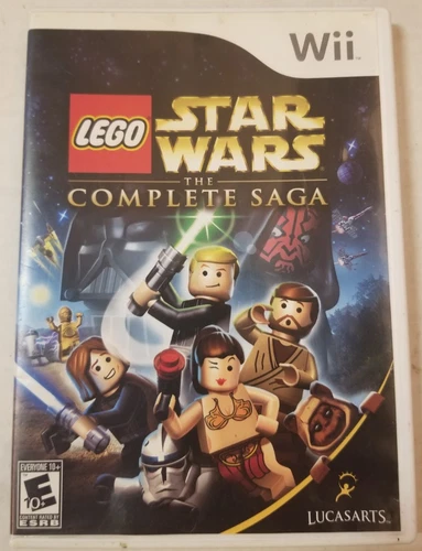 💿LEGO Star Wars-The Complete Saga💿(Nintendo Wii, 2007)💿NO MANUAL💿UNTESTED💿