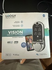 New open box smart Lockly Biometric lock door and video; Deadbolt addition