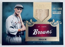 Top 10 George Sisler Baseball Cards 25