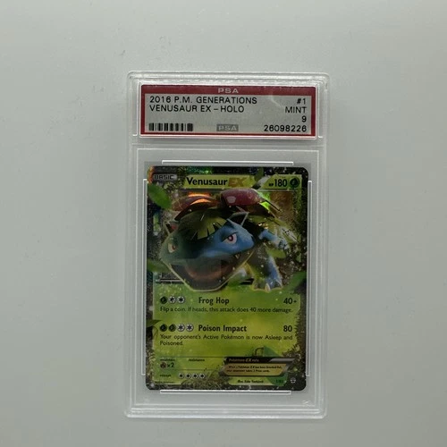 2016 Pokémon XY Venusaur EX 1/83 Generations MT PSA 9