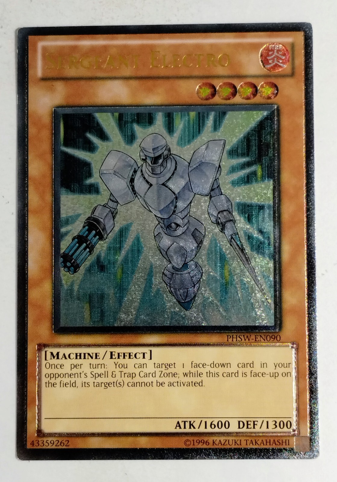 Sergeant Electro PHSW-EN090 Ultimate Rare Unlimited NM Yu-Gi-Oh! TCG