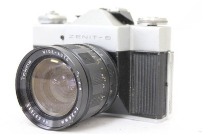 Zenit-B Tokina 28mm F2.8 Wide-Auto M42 Lens used free return