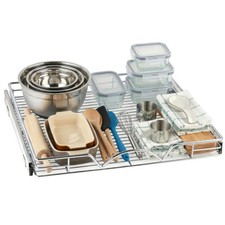 HOLDN  STORAGE Pull Out Cabinet Organizer - Heavy Duty Steel with Smooth S
