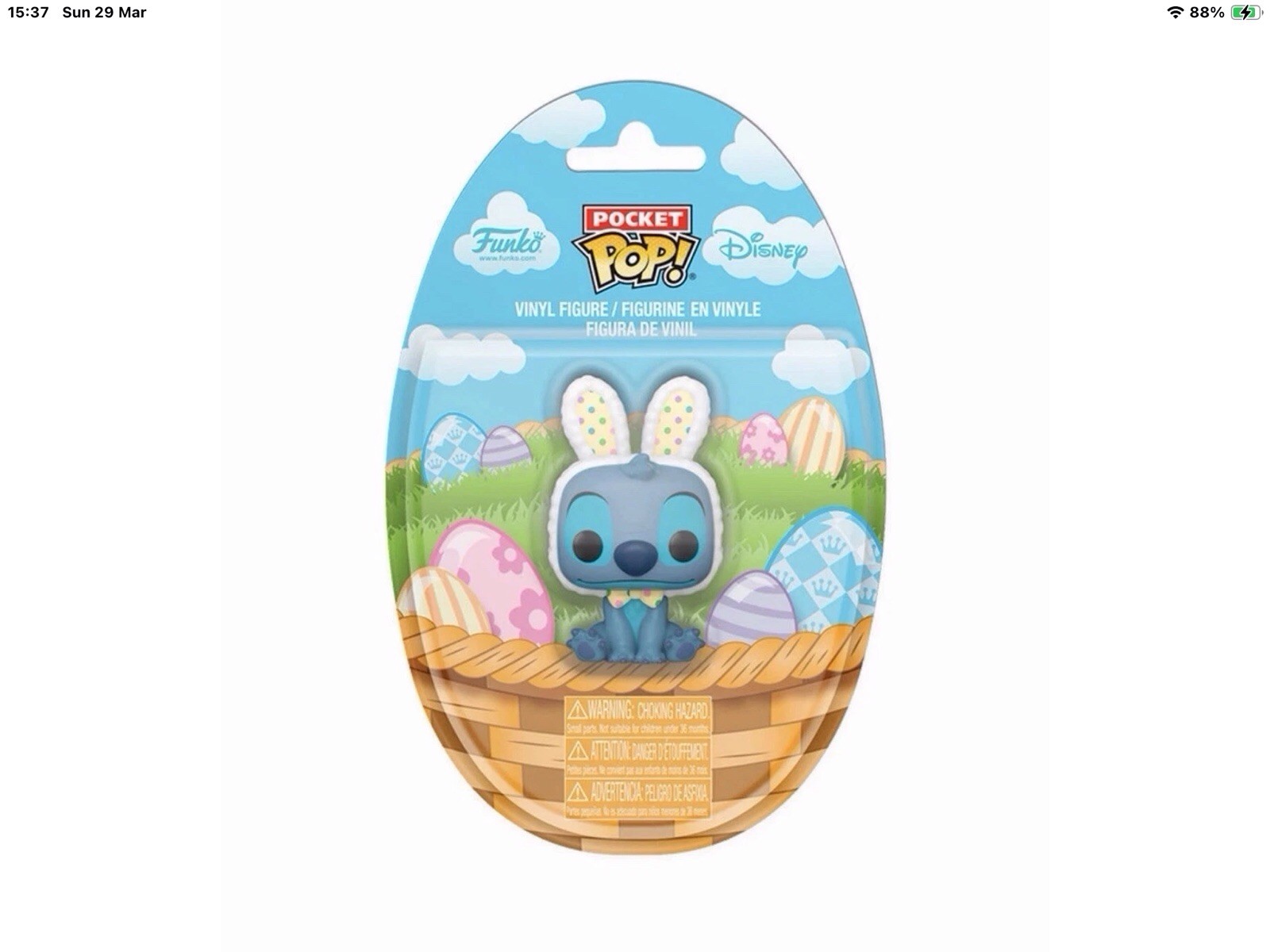 Funko Pocket Pop - Disney Lilo & Stitch - Stitch (Easter) BNIP