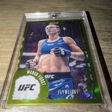 2025 Topps Finest UFC Die-Cut Refractor Manon Fiorot /75 #IT-12