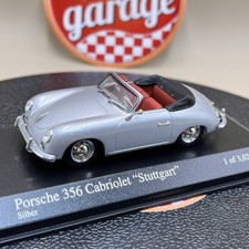 MINICHAMPS 1/43 Porsche 356 Cabriolet Stuttgart 1954 Silver 400065030