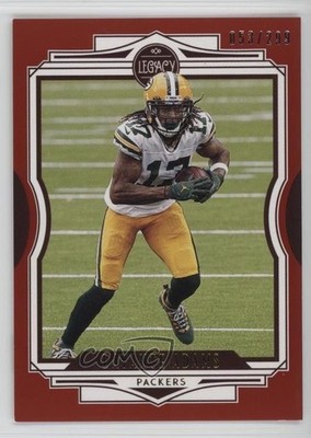 2021 Panini Legacy Red 53/299 Davante Adams #65 0a3