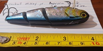 Jackall Mikey Jr Aurora Black 3.8 And 5/8oz Fishing Luer