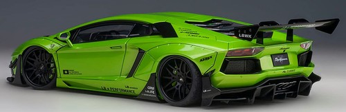 AUTOart 1/18 Liberty Walk LB-WORKS Lamborghini Aventador Limited Edition Pearl G - Picture 2 of 9