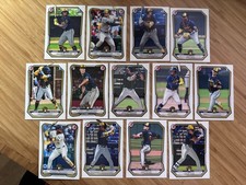 2026 Bowman - Milwaukee Brewers Team Lot - 13 Cards Jacob Misiorowski Jesus Made
