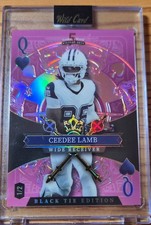 2026 Wild Card Black Tie Edition CeeDee Lamb #SDPS-CLN Purple 1/2  FREE SHIPPING