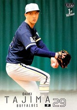 [OBO/MSG]Daiki Tajima Orix Buffaloes  Regular Card Bbm 2026 1St