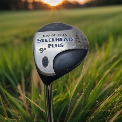 *READ* LH Callaway Big Bertha Steelhead Plus 9° Driver Steel Stiff 43.5'' UPC2674