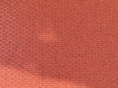 O Scale Brick Textured Model Train Scenery Sheets   Four 4''x8'' Building Sheets