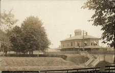 TACONY PENN PA Railroad Train Station Depot Antique RPPC