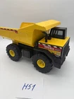 Vintage Tonka Mighty Dump Truck 768 Yellow Metal Toy Construction Vehicle H51
