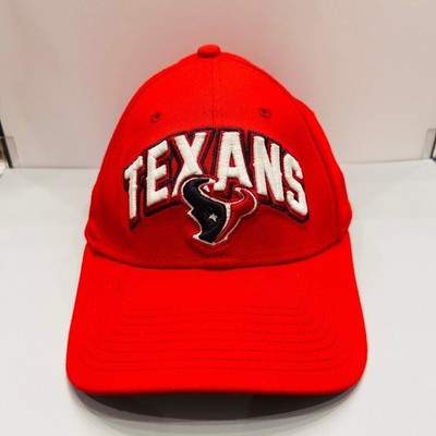 New Era 39THIRTY Hat Mens Medium-Large Red Houston Texans NFL Stretch Fit Cap