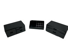 Kosmetik Organisierer Kosmetikschrank Make Up Organizer mit 21 Fächern schwarz