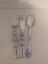 Muppets Sesame Street Child s Flatware Silverware Bert Ernie Cookie Gorham