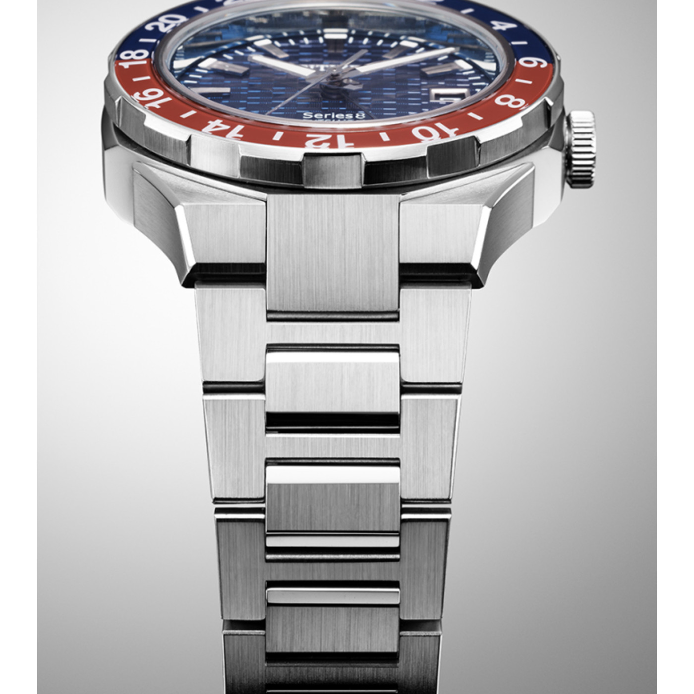 Citizen 880 Series 8 GMT Watch Blue/Red Bezel Pepsi image 4