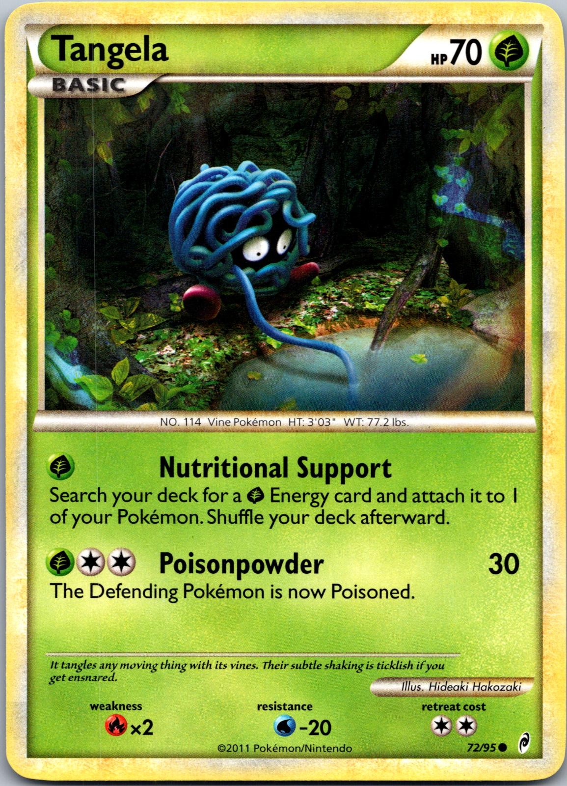 TANGELA 72/95 COMMON CALL OF LEGENDS POKEMON NM/M