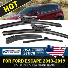 28"+28" Windshield Wiper Blades & Rear Wiper Arm High Quality Premium Pinch hook