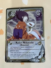 Naruto CCG, Anko Mitarashi (Kimono), 1238, 1st Edition, LP, Foil