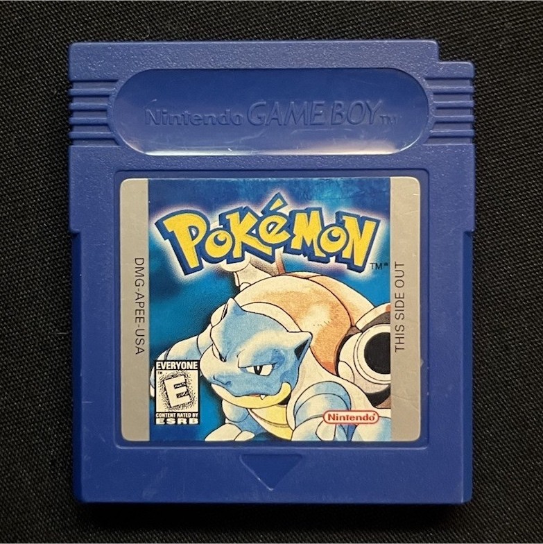 Nintendo Pokémon Blue Version Nintendo Game Boy NTSC-U/C Role Playing E