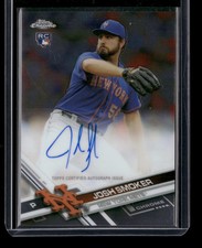 2017 Topps Chrome #RA-JS Rookie Autographs Josh Smoker