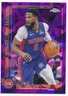 MALIK BEASLEY 2025/26 TOPPS CHROME SAPPHIRE #36 PURPLE REFRACTOR PISTONS #74/75