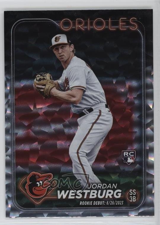 2024 Topps Update Debut Silver Crackle Foilboard Jordan Westburg Rookie RC 1n5d