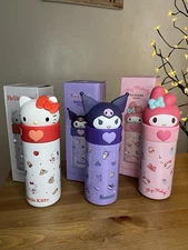 Kuromi, My Melody Water Bottle 350ml. Selling Per Piece With Box.