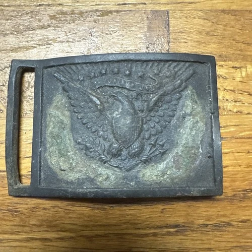 Civil War US Confederate Federal Sword Belt Plate Eagle Great Condition Corinth