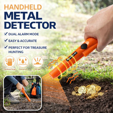 Handheld Metal Detector - 360  Detection for Gold, Silver  Treasure Hunting