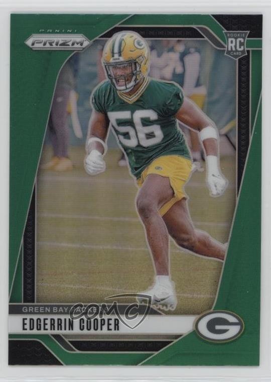 2024 Panini Prizm Rookies Green Prizm Edgerrin Cooper #331 Rookie RC