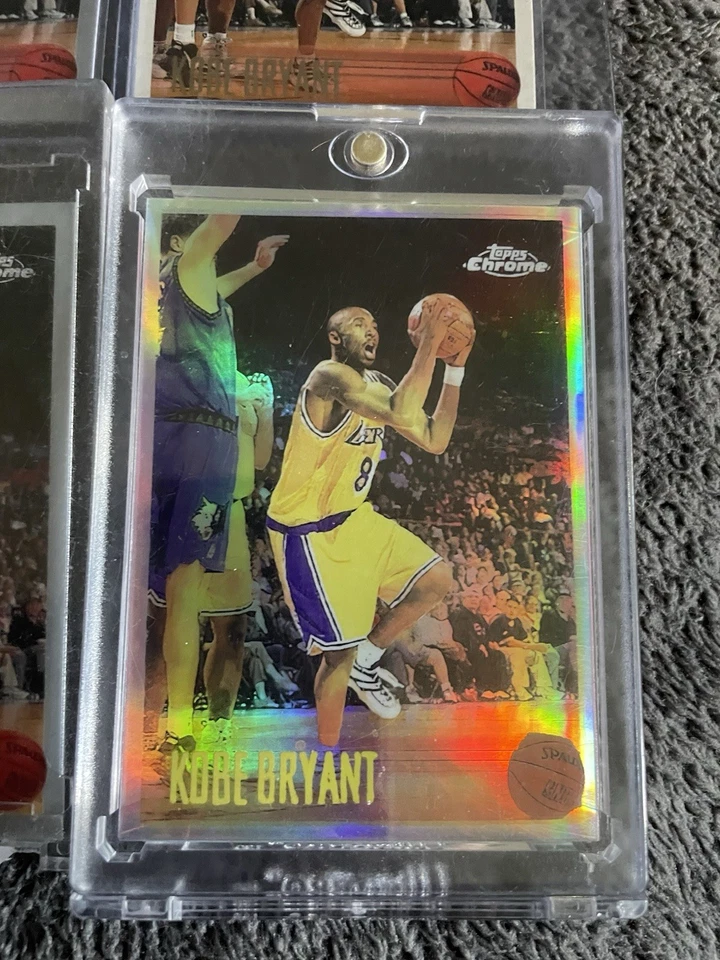 1996 Kobe Bryant Topps Chrome Refractor  Art Rookie Card Lot Read - Image 3 of 4