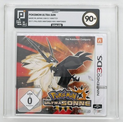 Nintendo 3DS Pokémon Ultrasonne / Ultra Sun Pixel Grading SEALED 90+ 03369034 DE