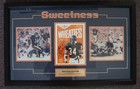 WALTER PAYTON Autographed Wheaties Print Collage Framed 20x32" PSA/DNA LOA HOF — photo 1
