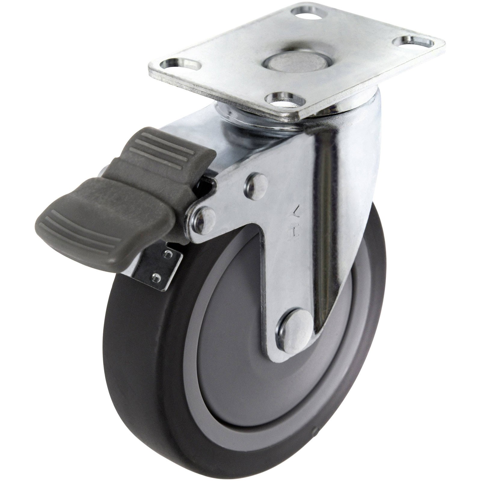 Toolcraft Swivel Castor 100mm With Brake 65kg Capacity