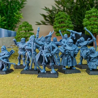 Robin Hood and the Sherwood Archers 10 Modelle Highland Miniaturen verschiedene Maßstäbe