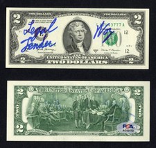 Steve Woz Wozniak SIGNED $2 Dollar Bill Apple Founder PSA AUTOGRAPHED Currency